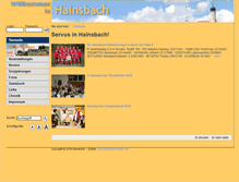 Tablet Screenshot of hainsbach.de